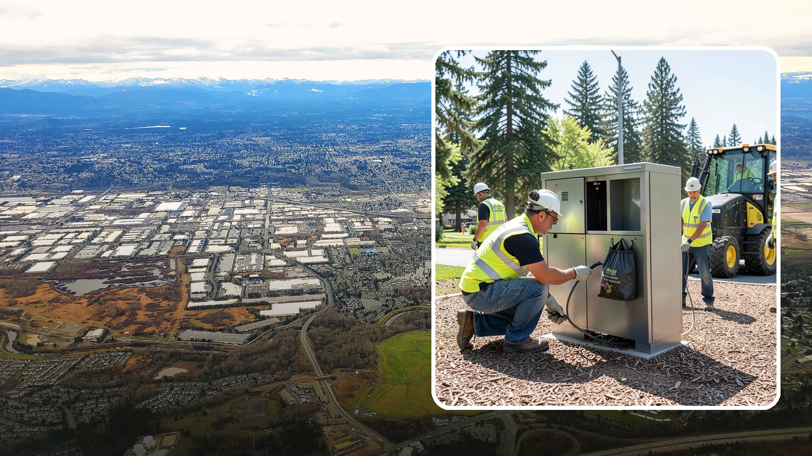 Pet Waste Station Installation in Kent, King County, WA - We install pet waste stations with bag dispensers and anchored receptacles along trails and in parks.