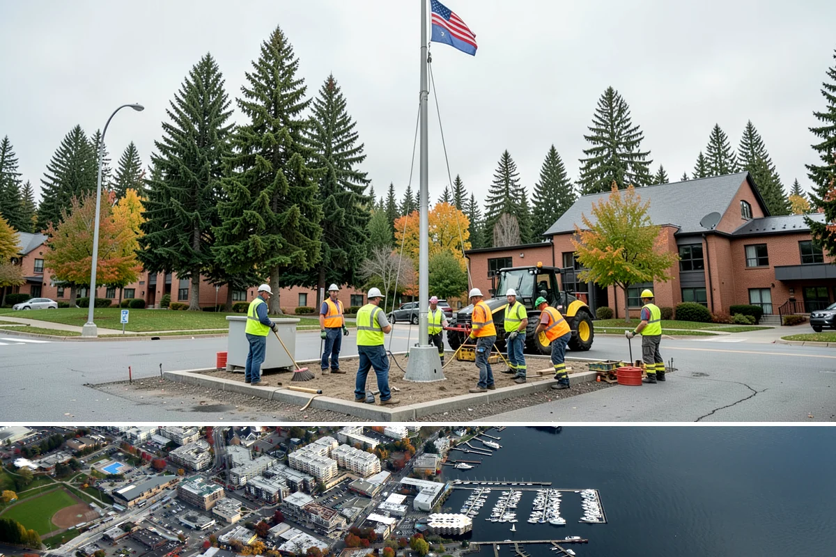 Pet Waste Station Installation in Kirkland, King County, WA - Stations are installed year-round, with expansions often timed for spring ahead of heavier warm-season trail and park use.