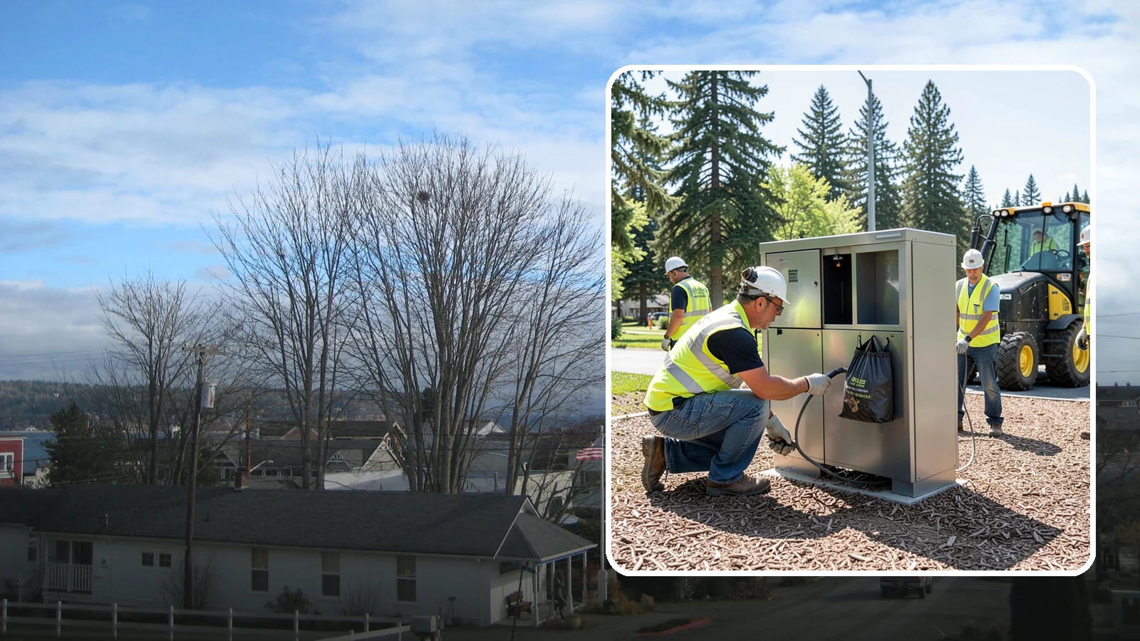 Pet Waste Station Installation in Langley, Island County, WA - We install pet waste stations with bag dispensers and anchored receptacles along trails and in parks.