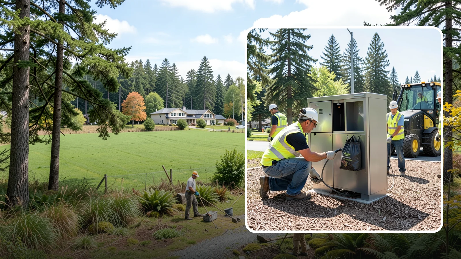 Pet Waste Station Installation in Lyman, Skagit County, WA - We install pet waste stations with bag dispensers and anchored receptacles along trails and in parks.