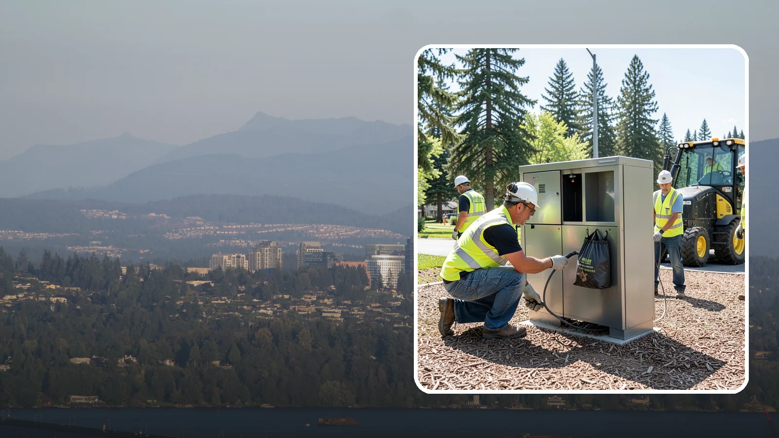 Pet Waste Station Installation in Medina, King County, WA - We install pet waste stations with bag dispensers and anchored receptacles along trails and in parks.
