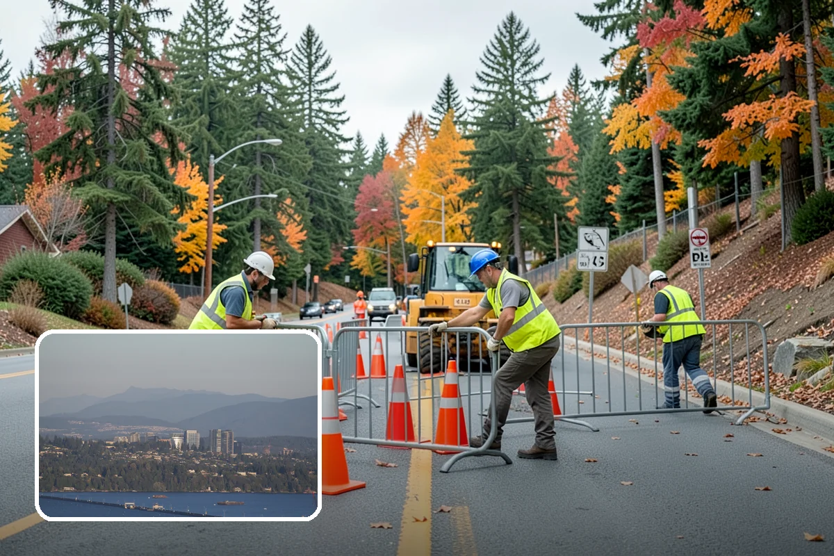 Pet Waste Station Installation in Medina, King County, WA - Improves cleanliness and reduces pet-waste stormwater pollution