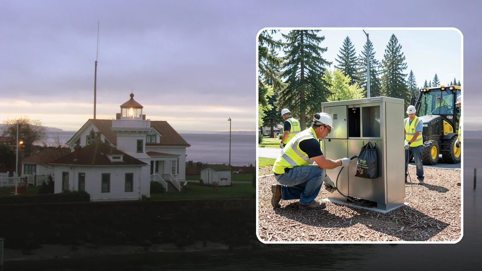 Pet Waste Station Installation in Mukilteo, Snohomish County, WA - We install pet waste stations with bag dispensers and anchored receptacles along trails and in parks.