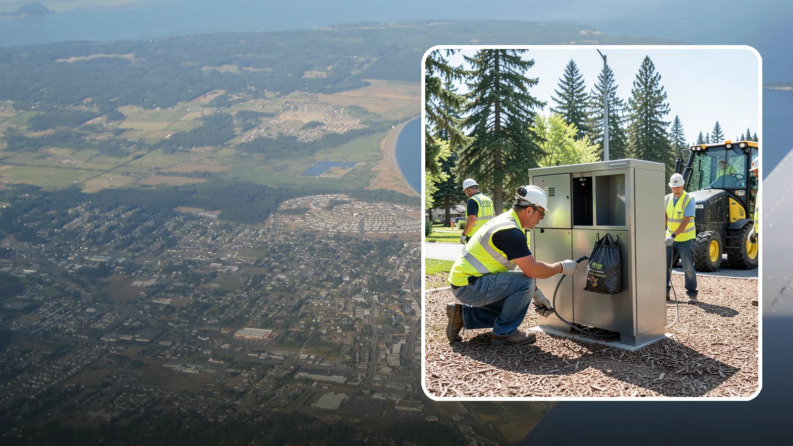 Pet Waste Station Installation in Oak Harbor, Island County, WA - We install pet waste stations with bag dispensers and anchored receptacles along trails and in parks.