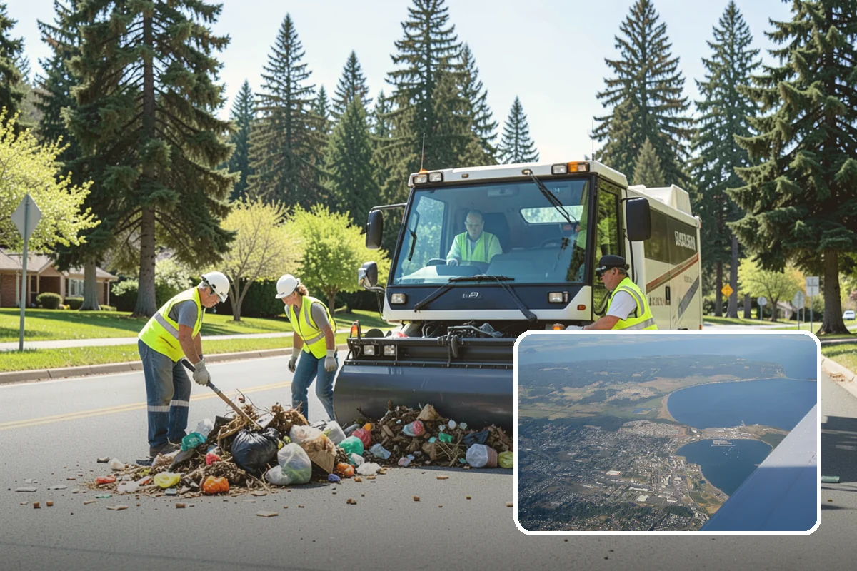 Pet Waste Station Installation in Oak Harbor, Island County, WA - Improves cleanliness and reduces pet-waste stormwater pollution