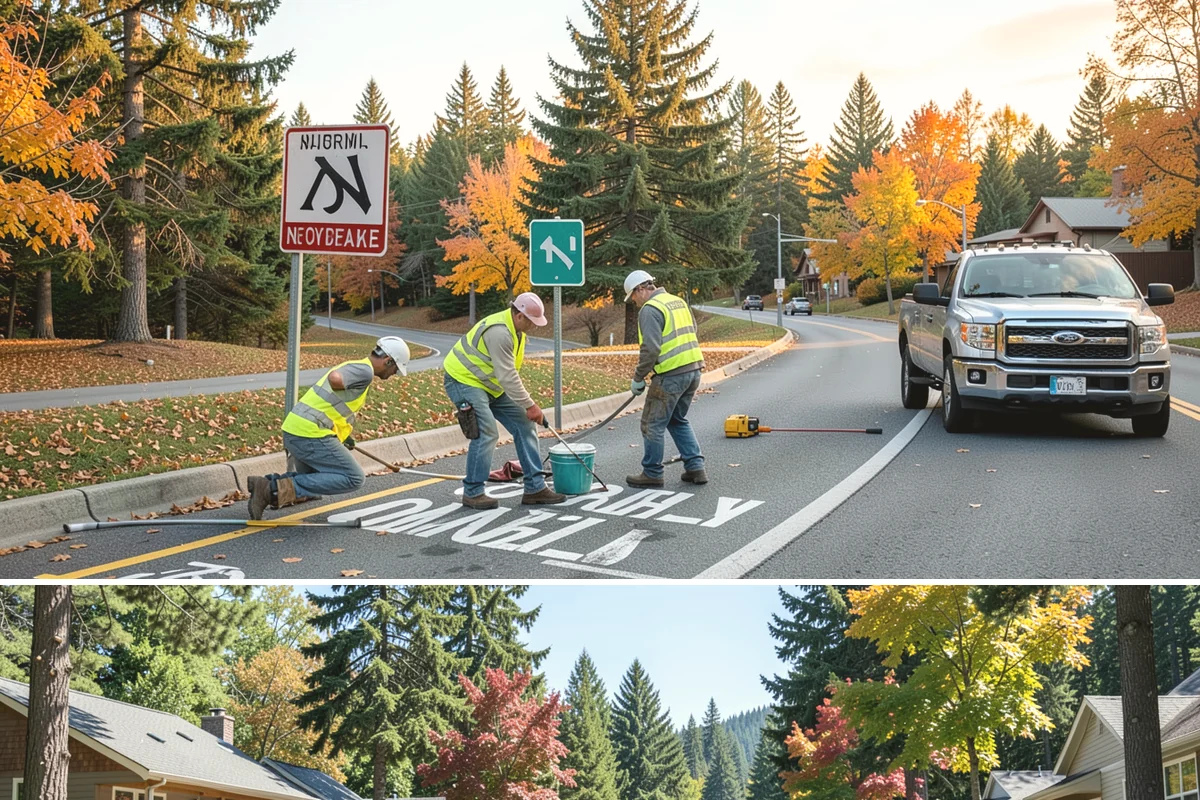 Pet Waste Station Installation in Orting, Pierce County, WA - Stations are installed year-round, with expansions often timed for spring ahead of heavier warm-season trail and park use.