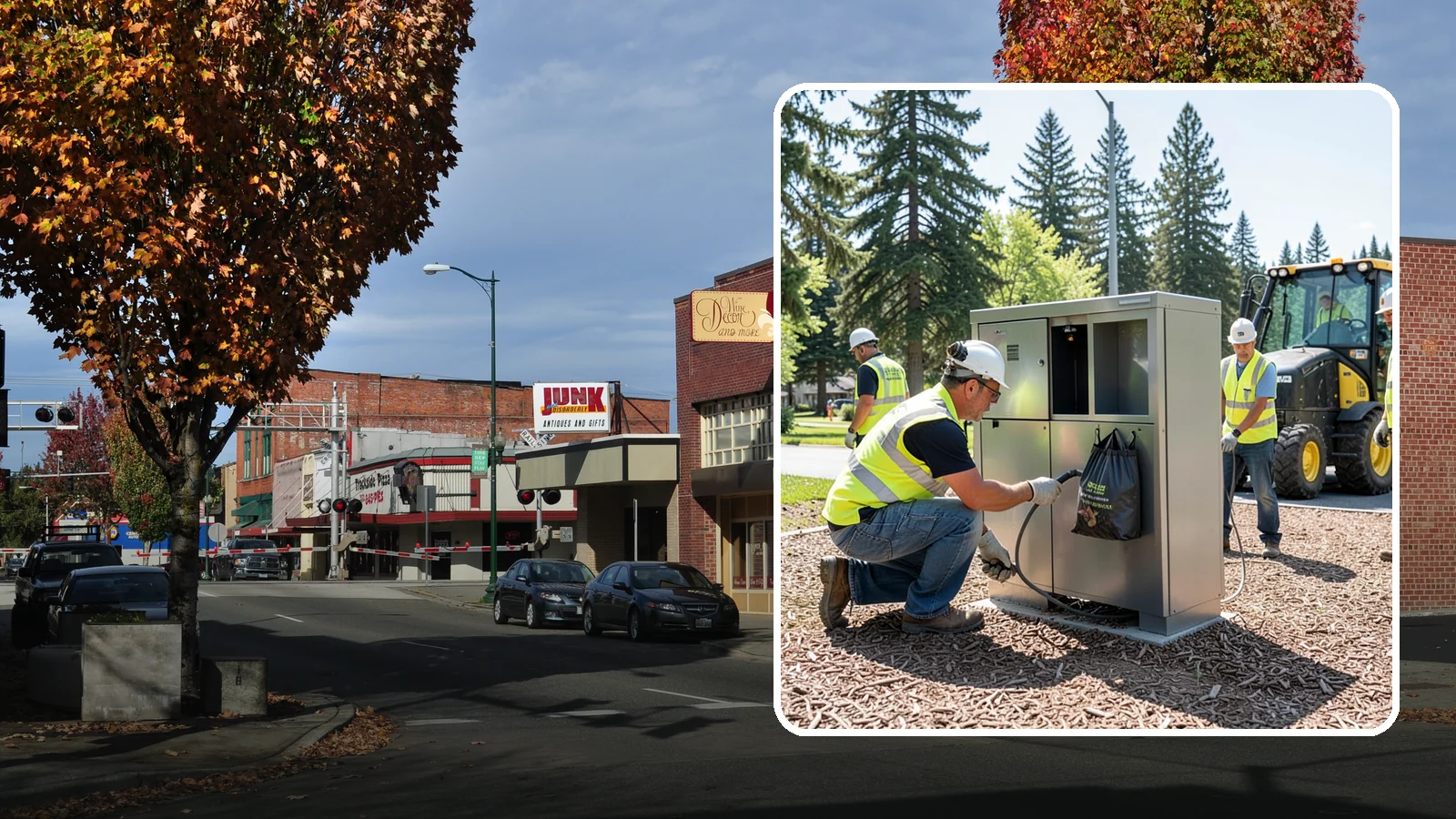 Pet Waste Station Installation in Puyallup, Pierce County, WA - We install pet waste stations with bag dispensers and anchored receptacles along trails and in parks.