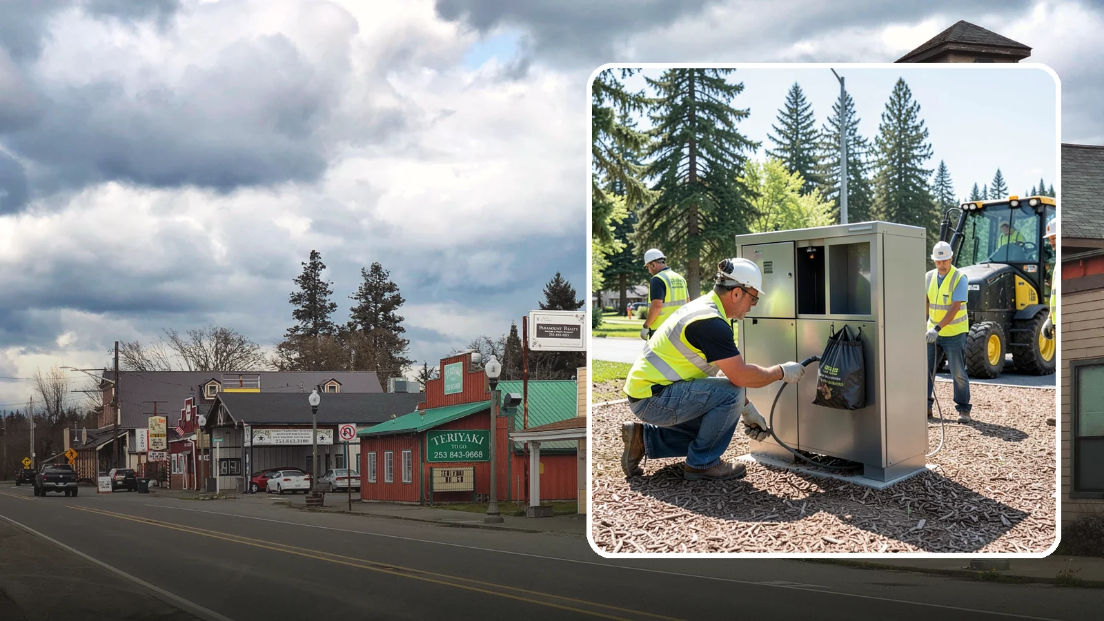 Pet Waste Station Installation in Roy, Pierce County, WA - We install pet waste stations with bag dispensers and anchored receptacles along trails and in parks.