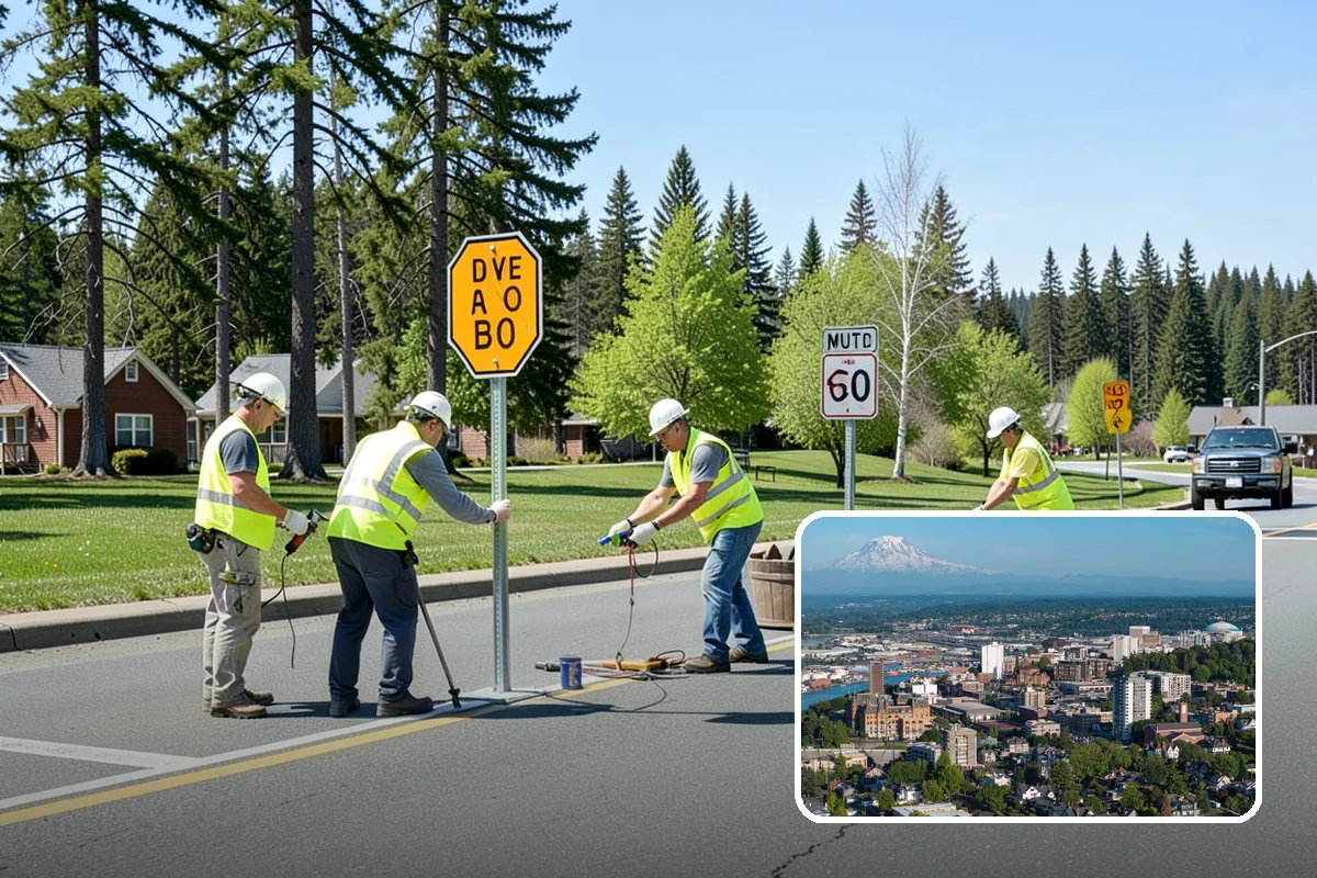 Pet Waste Station Installation in Tacoma, Pierce County, WA - Improves cleanliness and reduces pet-waste stormwater pollution