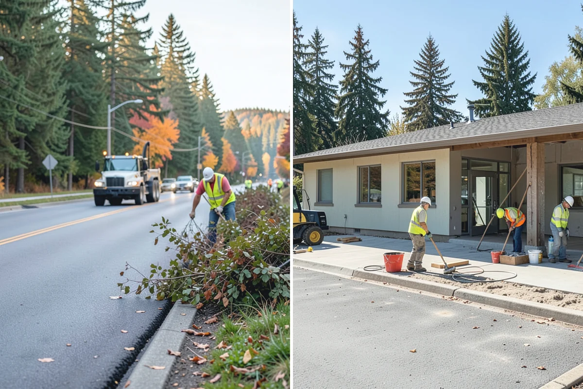 Pickleball Court Maintenance in Beaux Arts Village, King County, WA - Assess surface condition, drainage, net posts, and line visibility