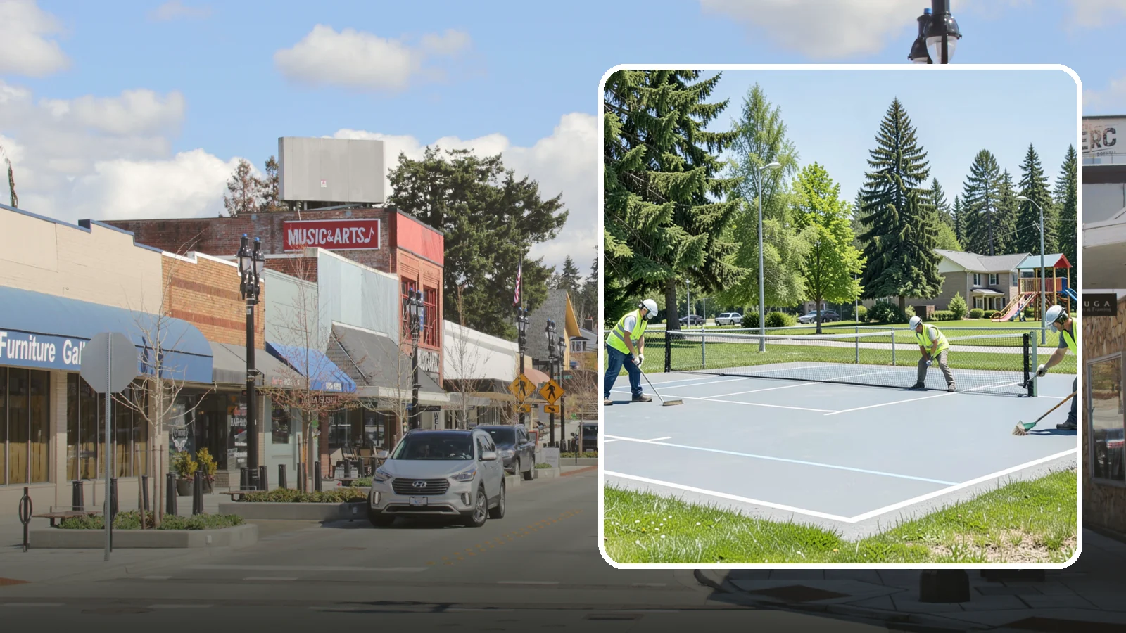 Pickleball Court Maintenance in Bothell, King County, WA - Scheduled upkeep that keeps municipal pickleball courts playable, safe, and compliant for high-demand public programming.