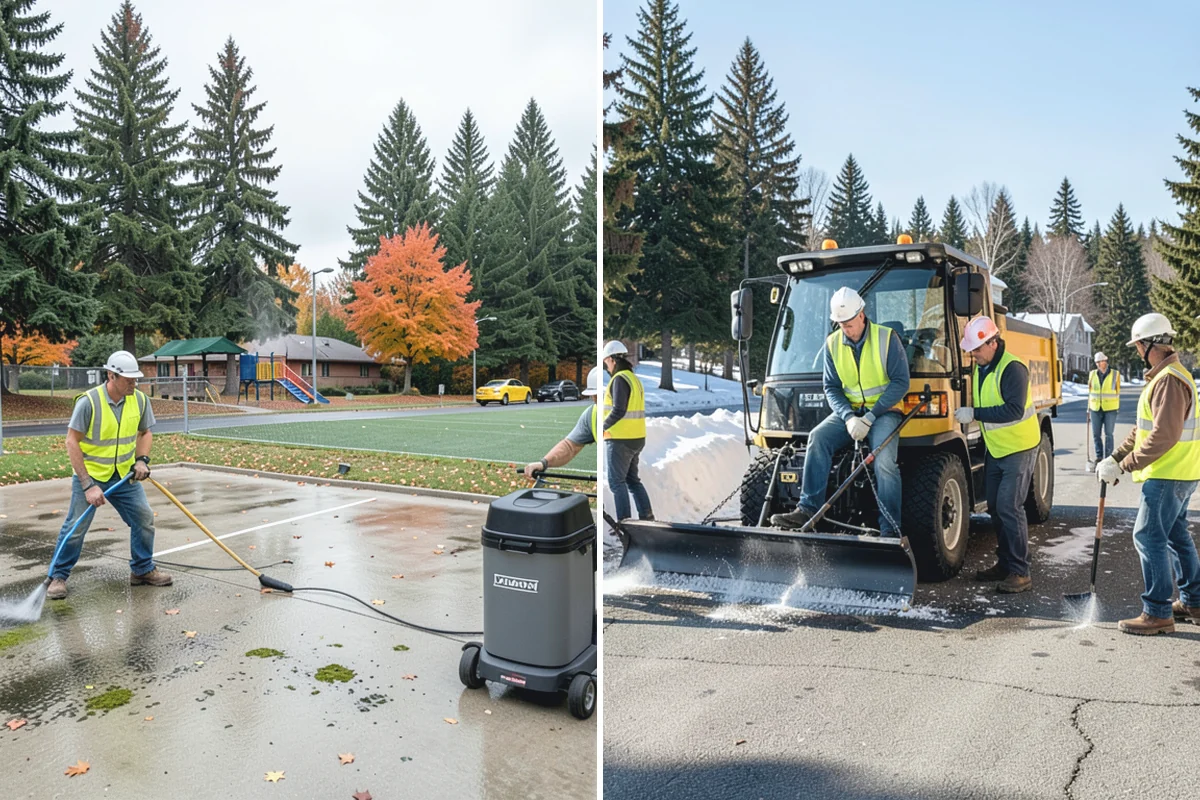 Pickleball Court Maintenance in Coupeville, Island County, WA - Assess surface condition, drainage, net posts, and line visibility