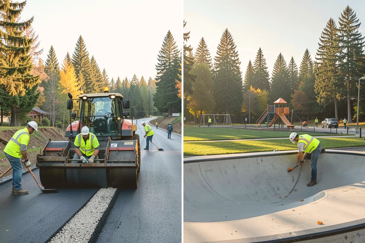 Pickleball Court Maintenance in Eatonville, Pierce County, WA - Assess surface condition, drainage, net posts, and line visibility