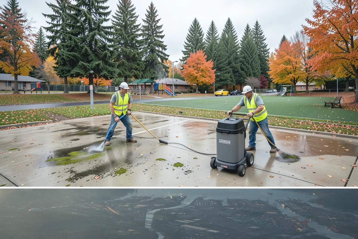 Pickleball Court Maintenance in Fife, Pierce County, WA - Deep cleaning and line refresh are best scheduled in late spring through early fall when surfaces dry reliably between visits.