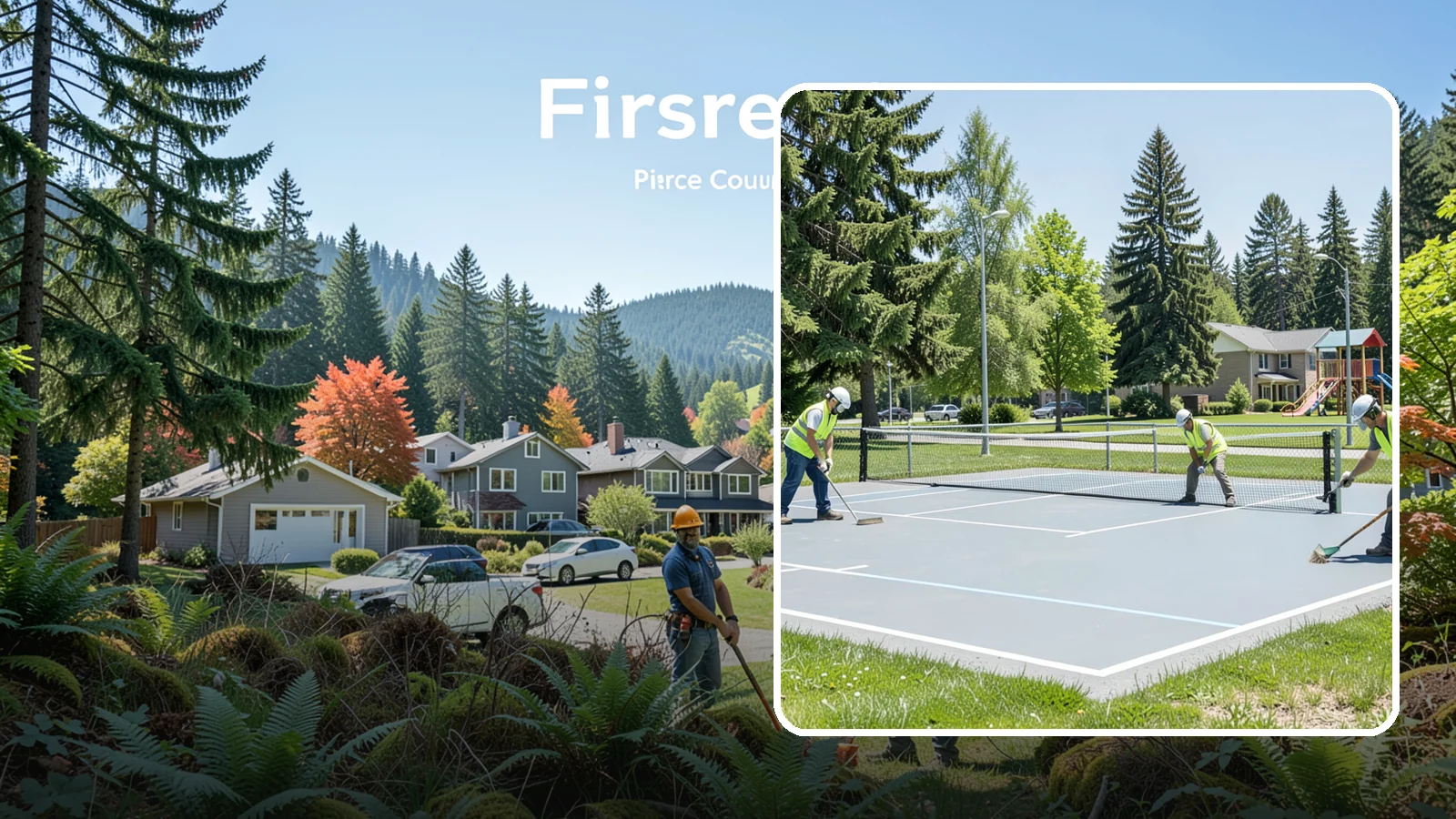 Pickleball Court Maintenance in Fircrest, Pierce County, WA - Scheduled upkeep that keeps municipal pickleball courts playable, safe, and compliant for high-demand public programming.