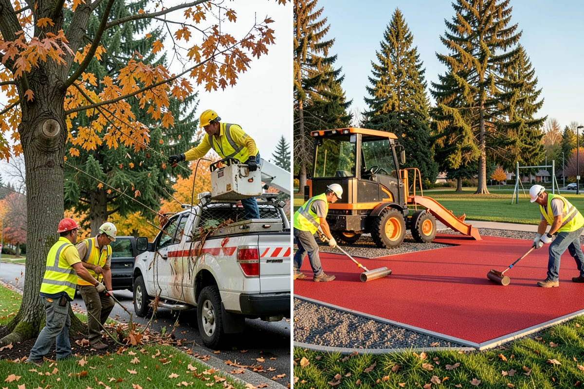 Pickleball Court Maintenance in Lake Forest Park, King County, WA - Assess surface condition, drainage, net posts, and line visibility