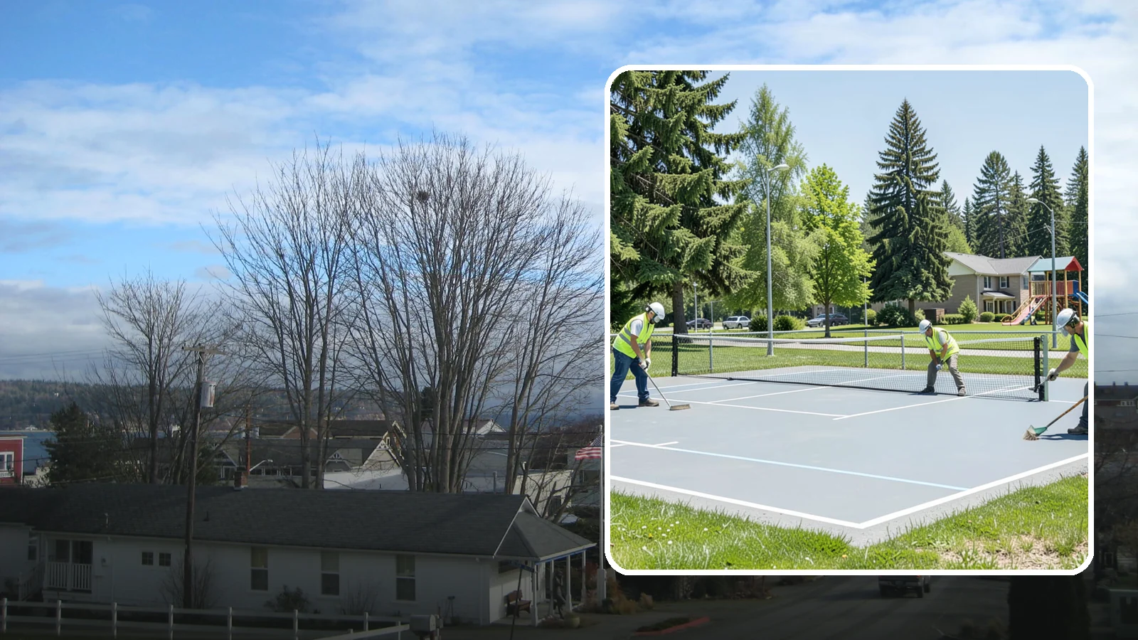 Pickleball Court Maintenance in Langley, Island County, WA - Scheduled upkeep that keeps municipal pickleball courts playable, safe, and compliant for high-demand public programming.