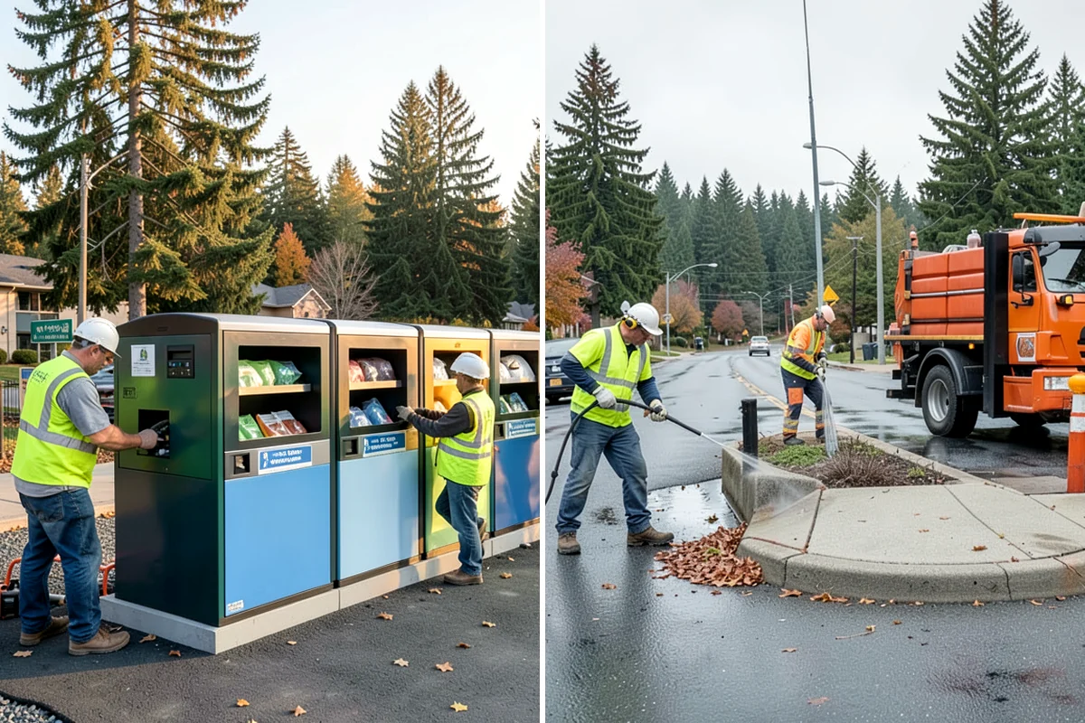 Pickleball Court Maintenance in Maple Valley, King County, WA - Assess surface condition, drainage, net posts, and line visibility