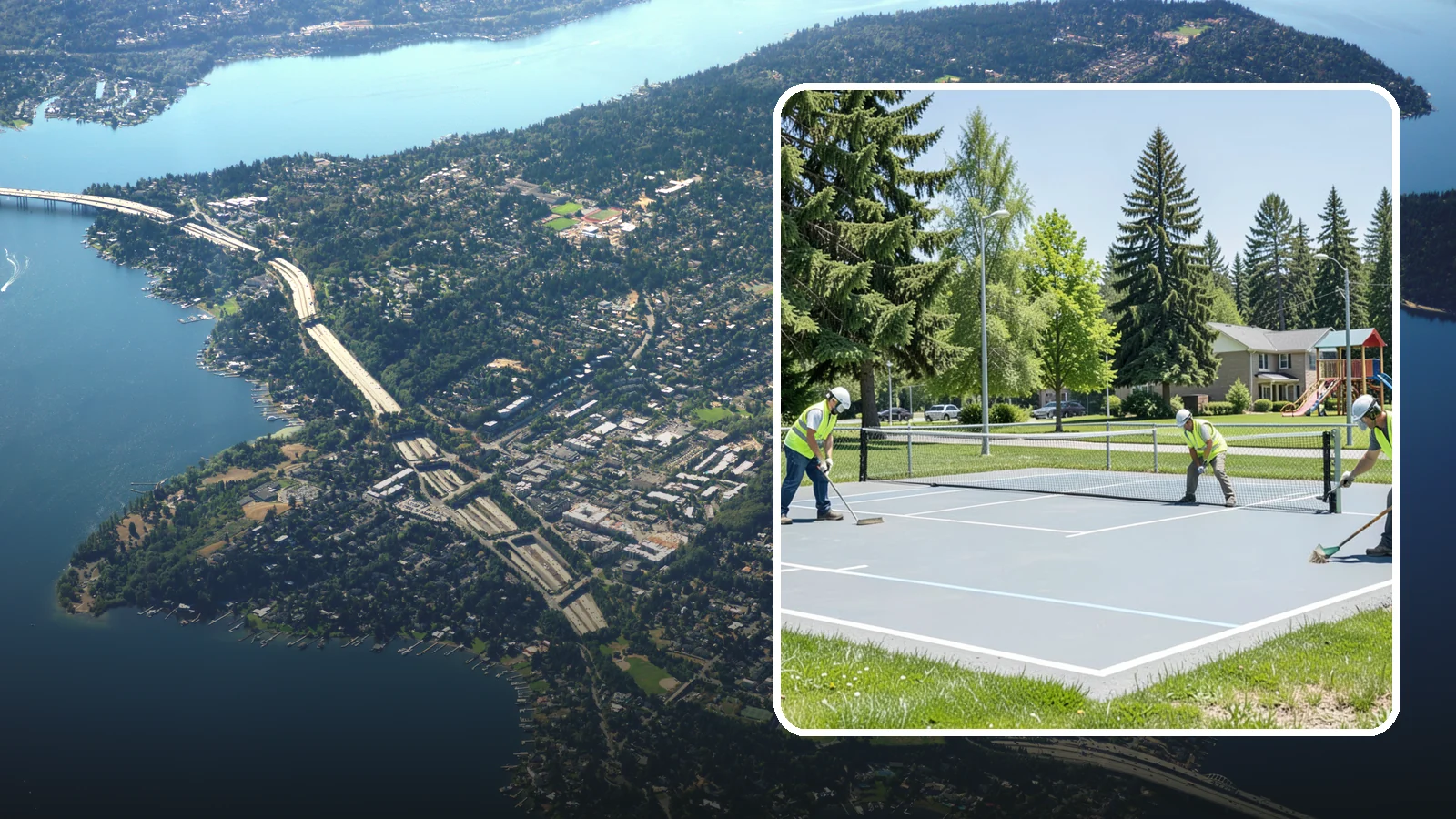 Pickleball Court Maintenance in Mercer Island, King County, WA - Scheduled upkeep that keeps municipal pickleball courts playable, safe, and compliant for high-demand public programming.