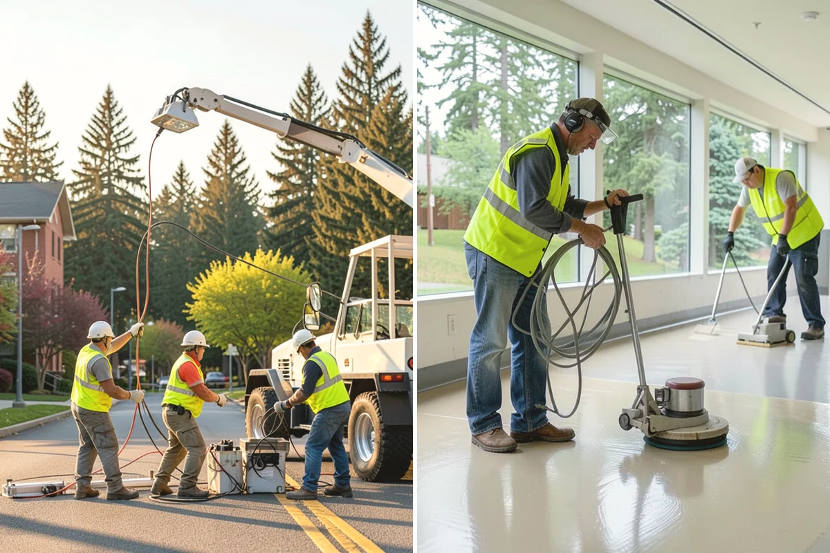 Pickleball Court Maintenance in North Bend, King County, WA - Assess surface condition, drainage, net posts, and line visibility