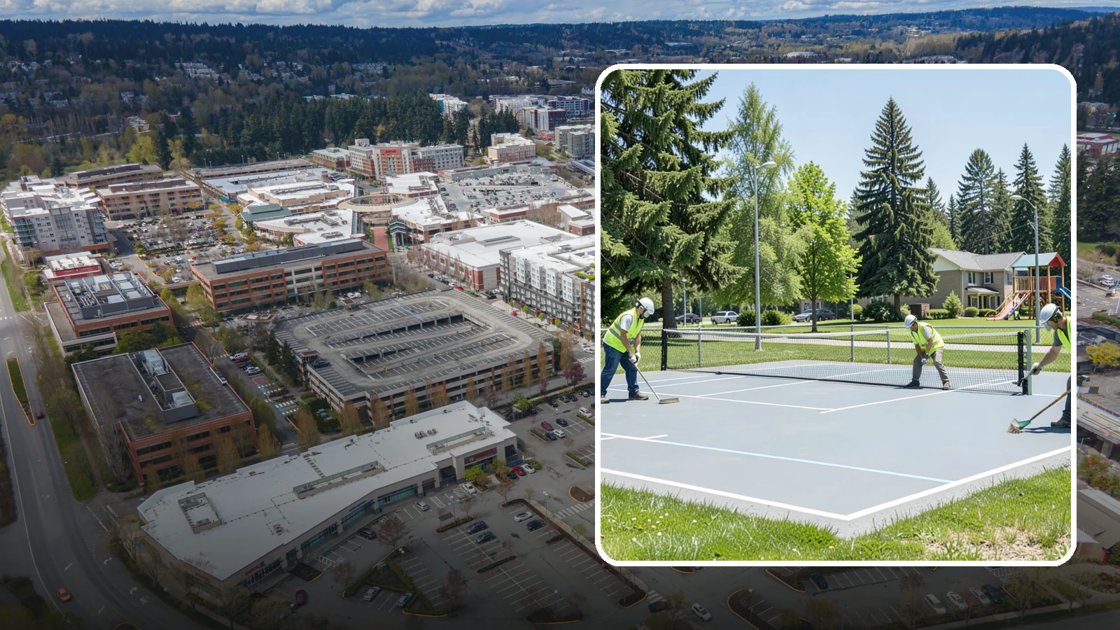 Pickleball Court Maintenance in Redmond, King County, WA - Scheduled upkeep that keeps municipal pickleball courts playable, safe, and compliant for high-demand public programming.