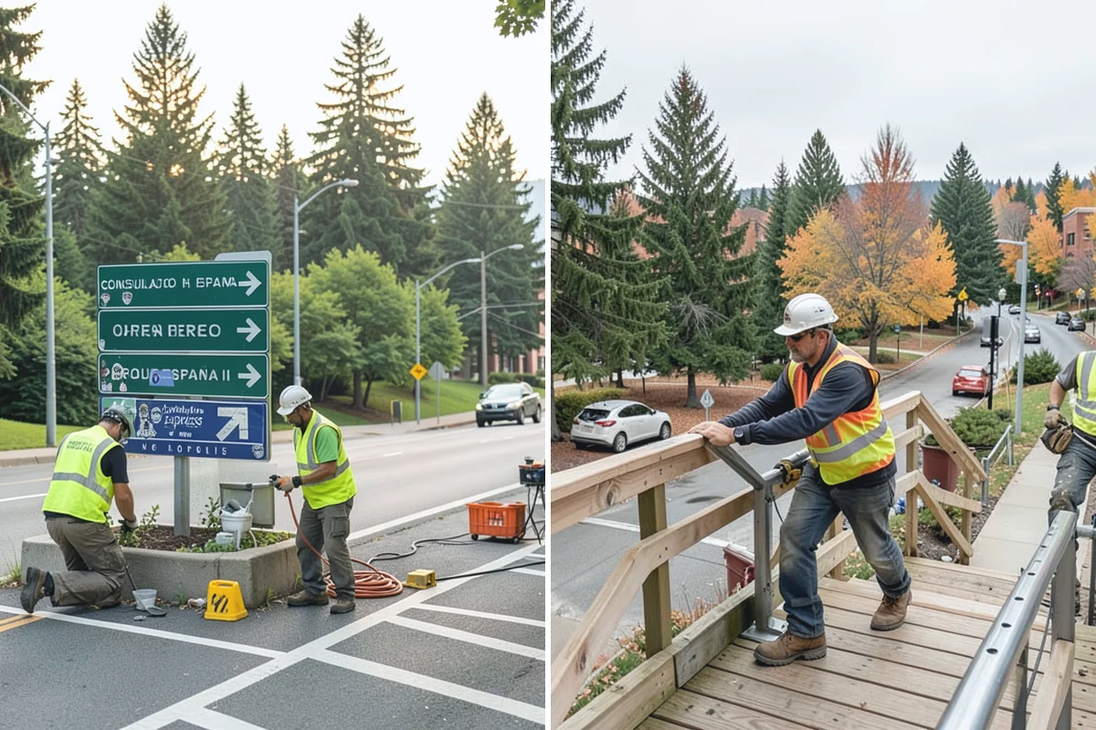 Pickleball Court Maintenance in Roy, Pierce County, WA - Assess surface condition, drainage, net posts, and line visibility