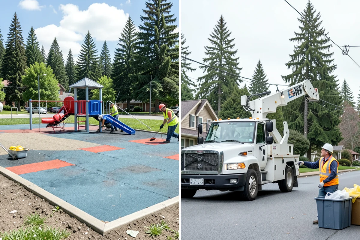 Pickleball Court Maintenance in Seattle, King County, WA - Assess surface condition, drainage, net posts, and line visibility