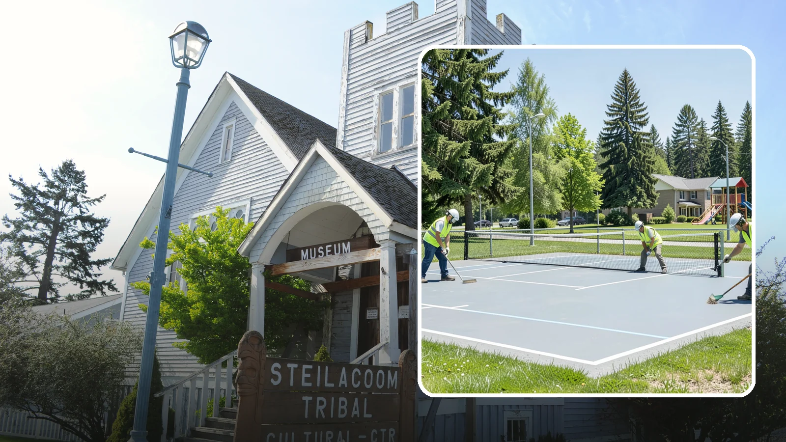 Pickleball Court Maintenance in Steilacoom, Pierce County, WA - Scheduled upkeep that keeps municipal pickleball courts playable, safe, and compliant for high-demand public programming.