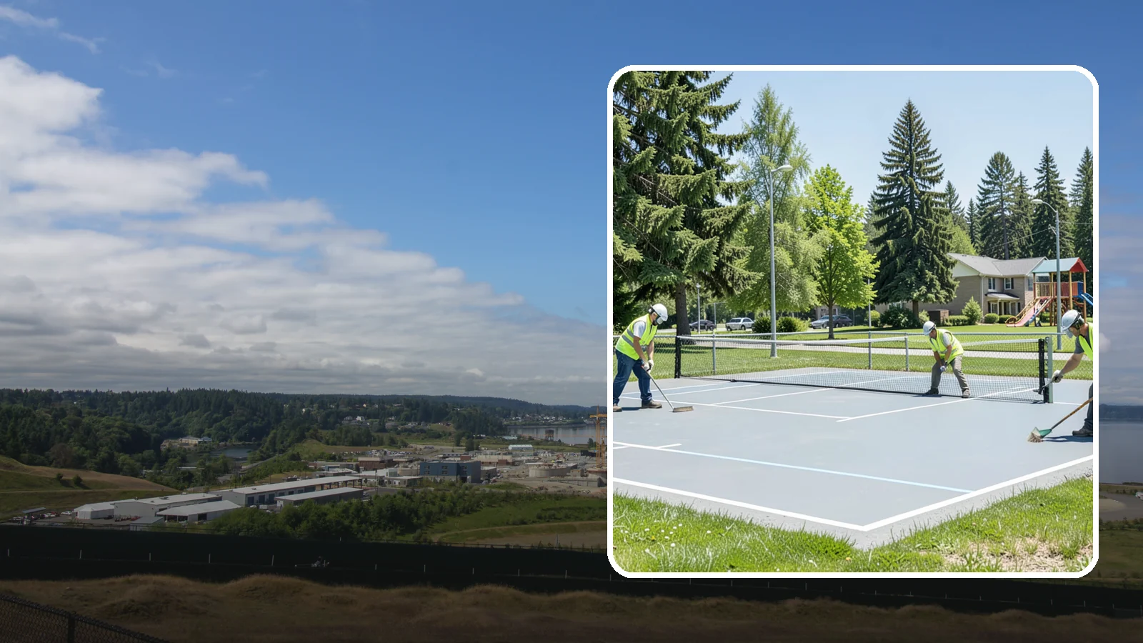 Pickleball Court Maintenance in University Place, Pierce County, WA - Scheduled upkeep that keeps municipal pickleball courts playable, safe, and compliant for high-demand public programming.