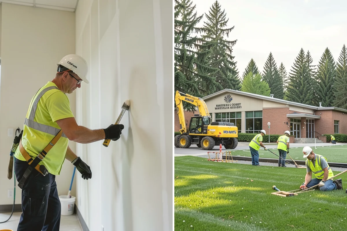 Pickleball Court Maintenance in University Place, Pierce County, WA - Assess surface condition, drainage, net posts, and line visibility