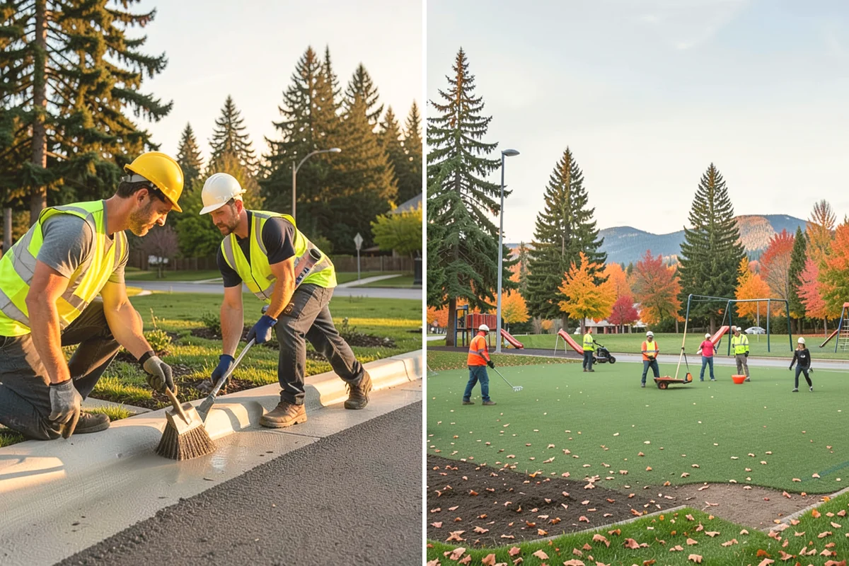 Pickleball Line Conversion in Algona, King County, WA - Review the existing court and programming goals