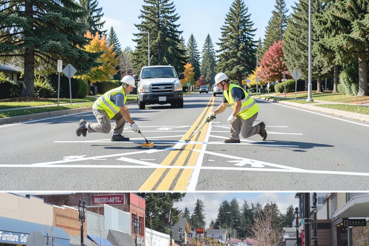Pickleball Line Conversion in Bothell, King County, WA - Warm, dry summer months provide the ideal window for paint adhesion and rapid return to play.