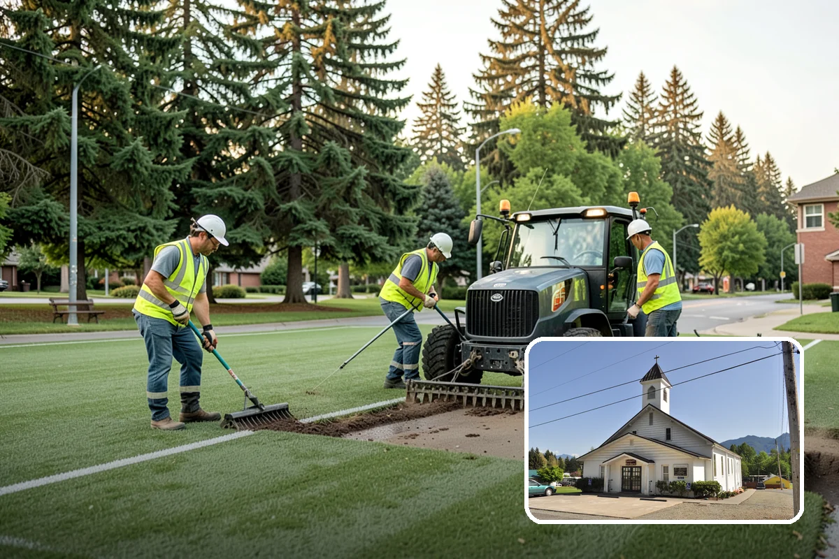 Pickleball Line Conversion in Concrete, Skagit County, WA - Expands pickleball capacity without new construction