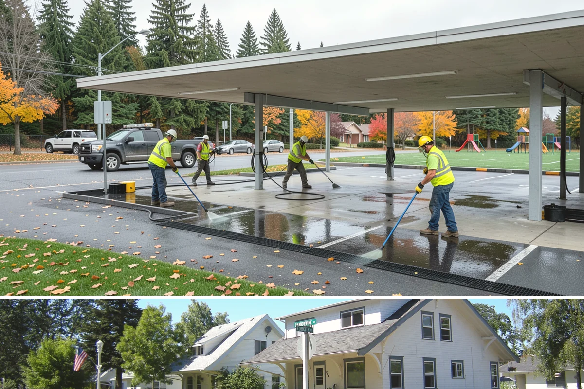 Pickleball Line Conversion in DuPont, Pierce County, WA - Warm, dry summer months provide the ideal window for paint adhesion and rapid return to play.