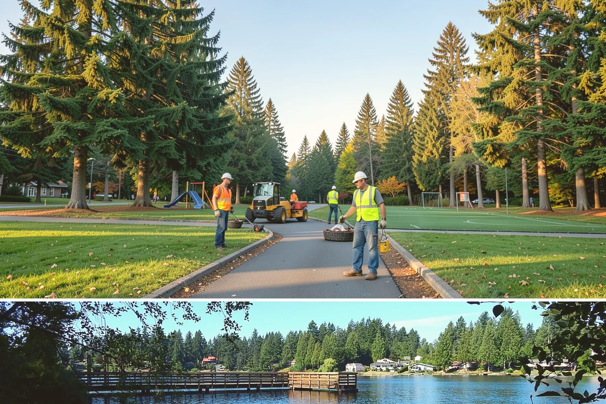 Pickleball Line Conversion in Federal Way, King County, WA - Warm, dry summer months provide the ideal window for paint adhesion and rapid return to play.
