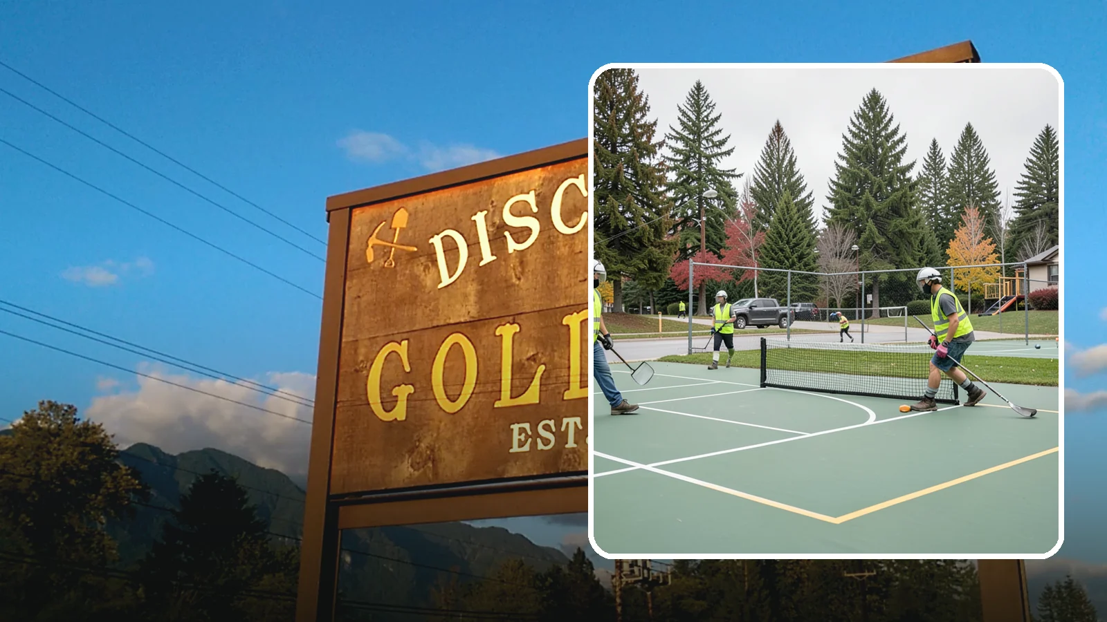 Pickleball Line Conversion in Gold Bar, Snohomish County, WA - Pickleball line conversion that adds regulation courts to existing tennis and multi-use surfaces for growing public demand.