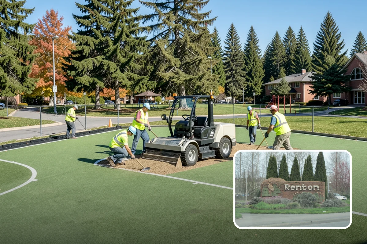 Pickleball Line Conversion in Renton, King County, WA - Expands pickleball capacity without new construction