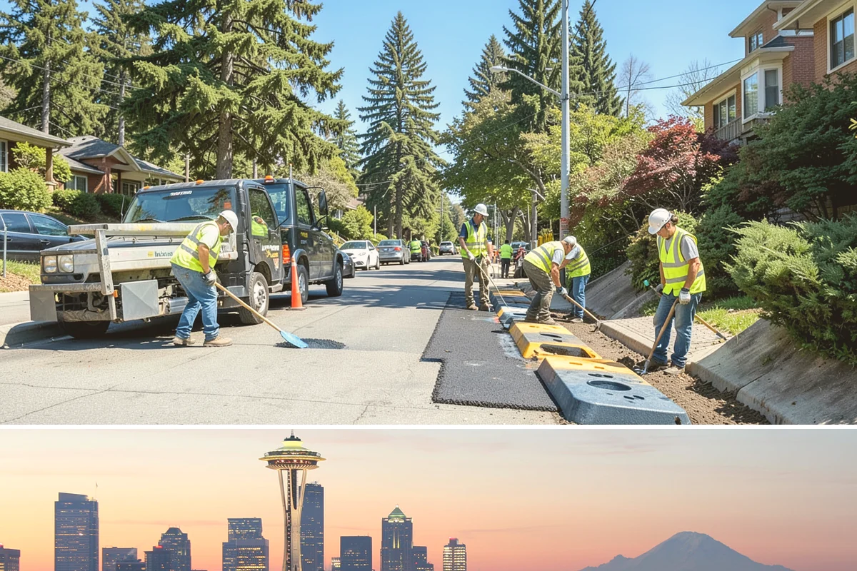 Pickleball Line Conversion in Seattle, King County, WA - Warm, dry summer months provide the ideal window for paint adhesion and rapid return to play.