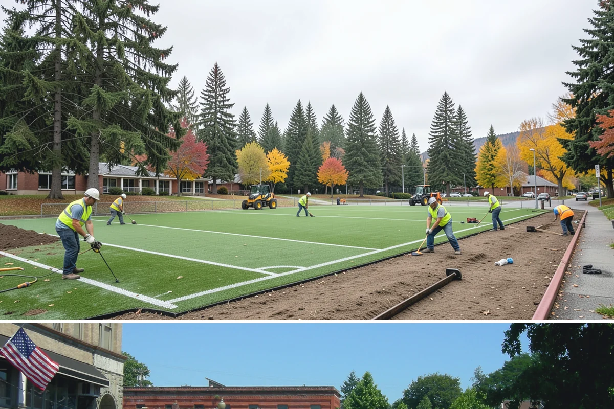 Pickleball Line Conversion in Snohomish, Snohomish County, WA - Warm, dry summer months provide the ideal window for paint adhesion and rapid return to play.