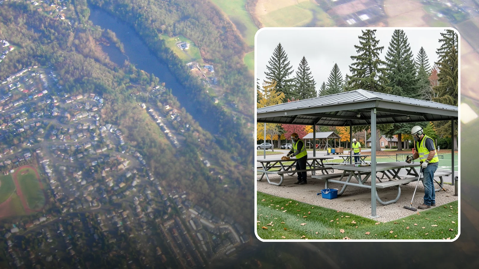 Picnic Shelter Cleaning in Algona, King County, WA - Deep cleaning of picnic shelters and tables that keeps reservable gathering spaces sanitary and ready to use.