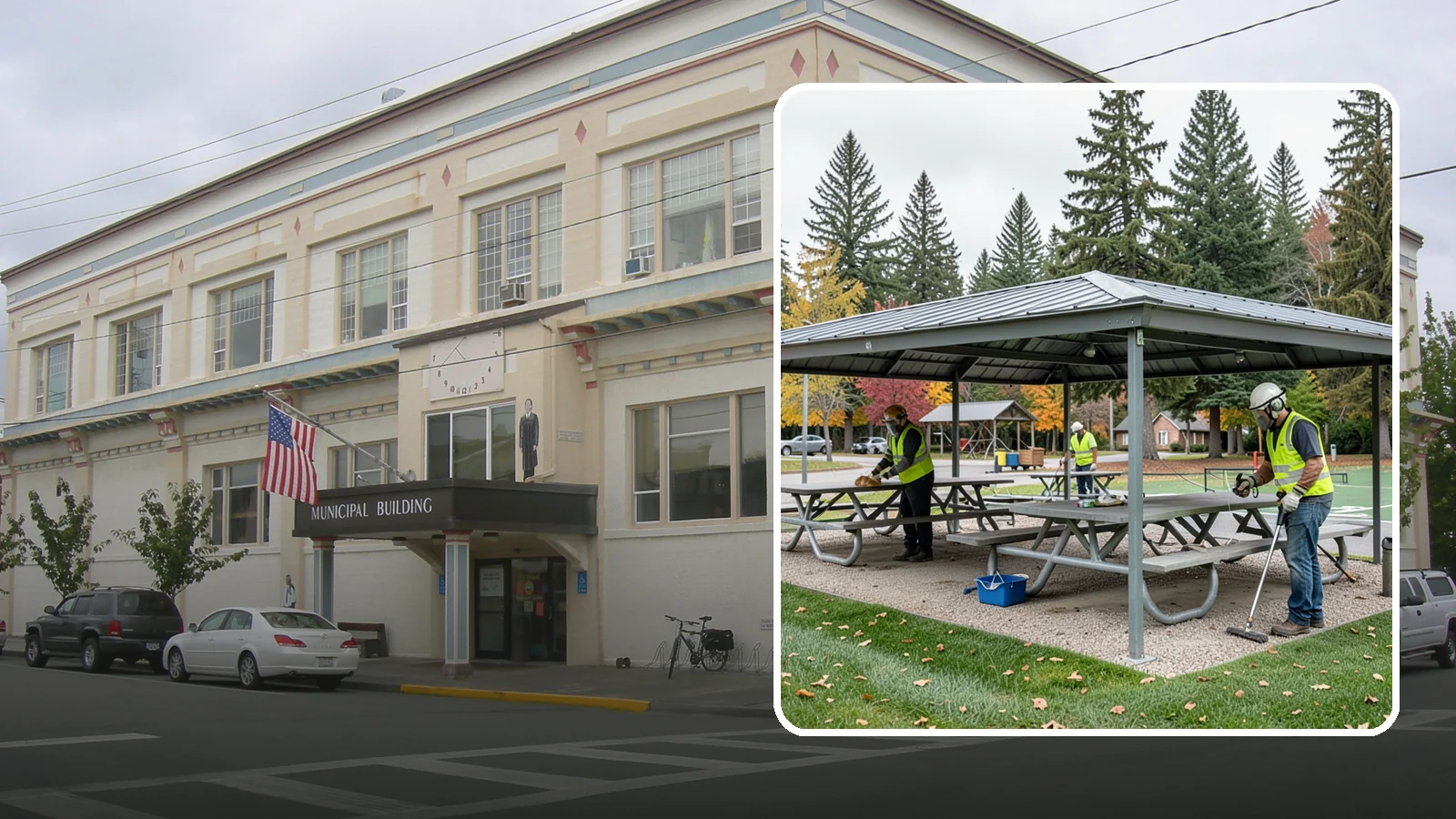 Picnic Shelter Cleaning in Anacortes, Skagit County, WA - Deep cleaning of picnic shelters and tables that keeps reservable gathering spaces sanitary and ready to use.