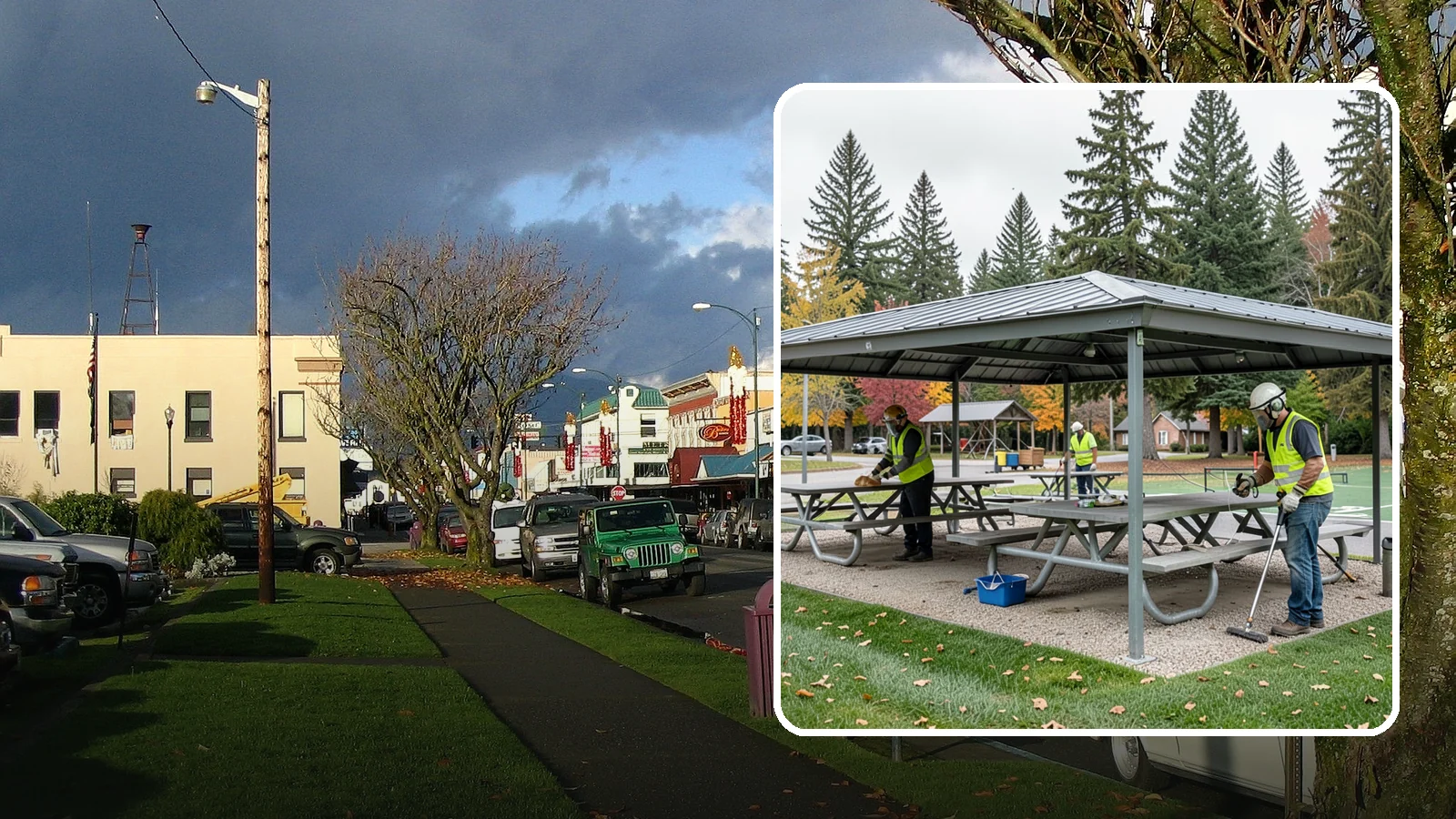 Picnic Shelter Cleaning in Arlington, Snohomish County, WA - Deep cleaning of picnic shelters and tables that keeps reservable gathering spaces sanitary and ready to use.