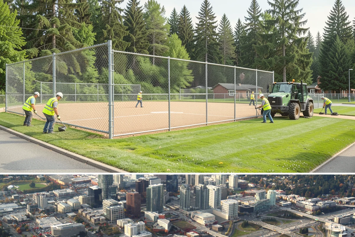 Picnic Shelter Cleaning in Bellevue, King County, WA - Cleaning demand peaks during the spring-through-fall reservation season, with lighter service in winter.
