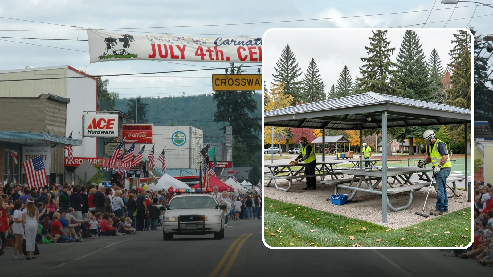 Picnic Shelter Cleaning in Carnation, King County, WA - Deep cleaning of picnic shelters and tables that keeps reservable gathering spaces sanitary and ready to use.