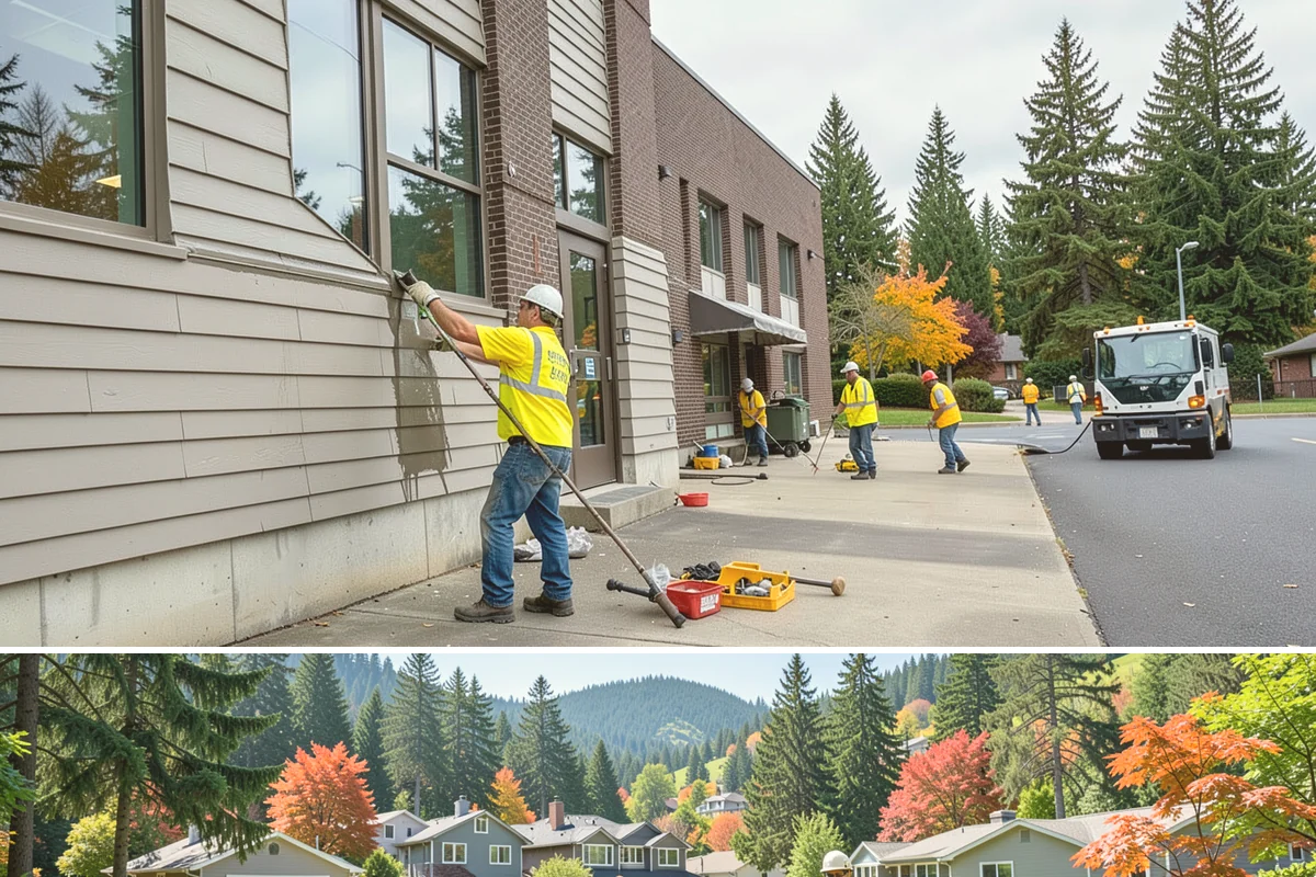 Picnic Shelter Cleaning in Fircrest, Pierce County, WA - Cleaning demand peaks during the spring-through-fall reservation season, with lighter service in winter.