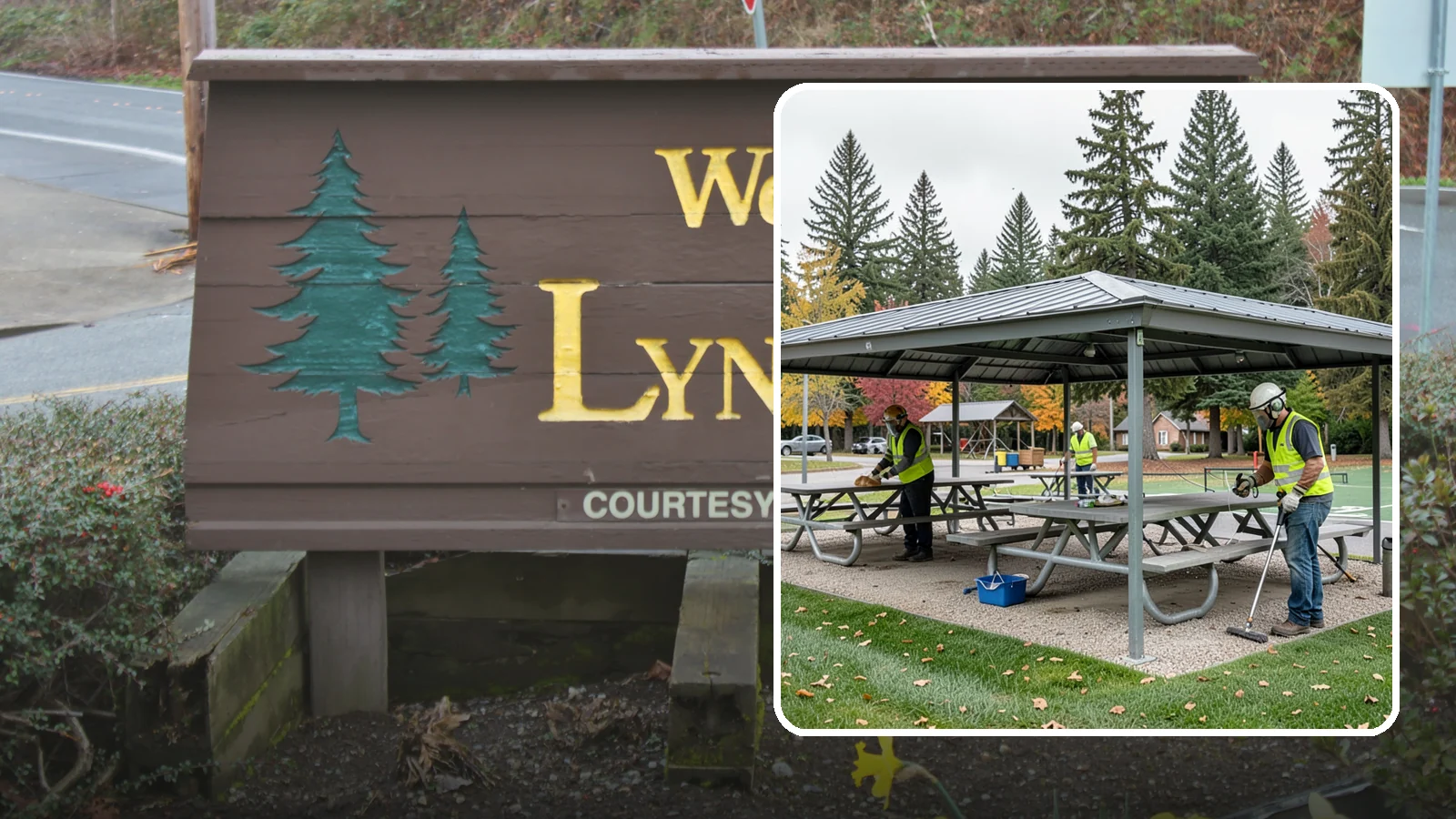 Picnic Shelter Cleaning in Lynnwood, Snohomish County, WA - Deep cleaning of picnic shelters and tables that keeps reservable gathering spaces sanitary and ready to use.