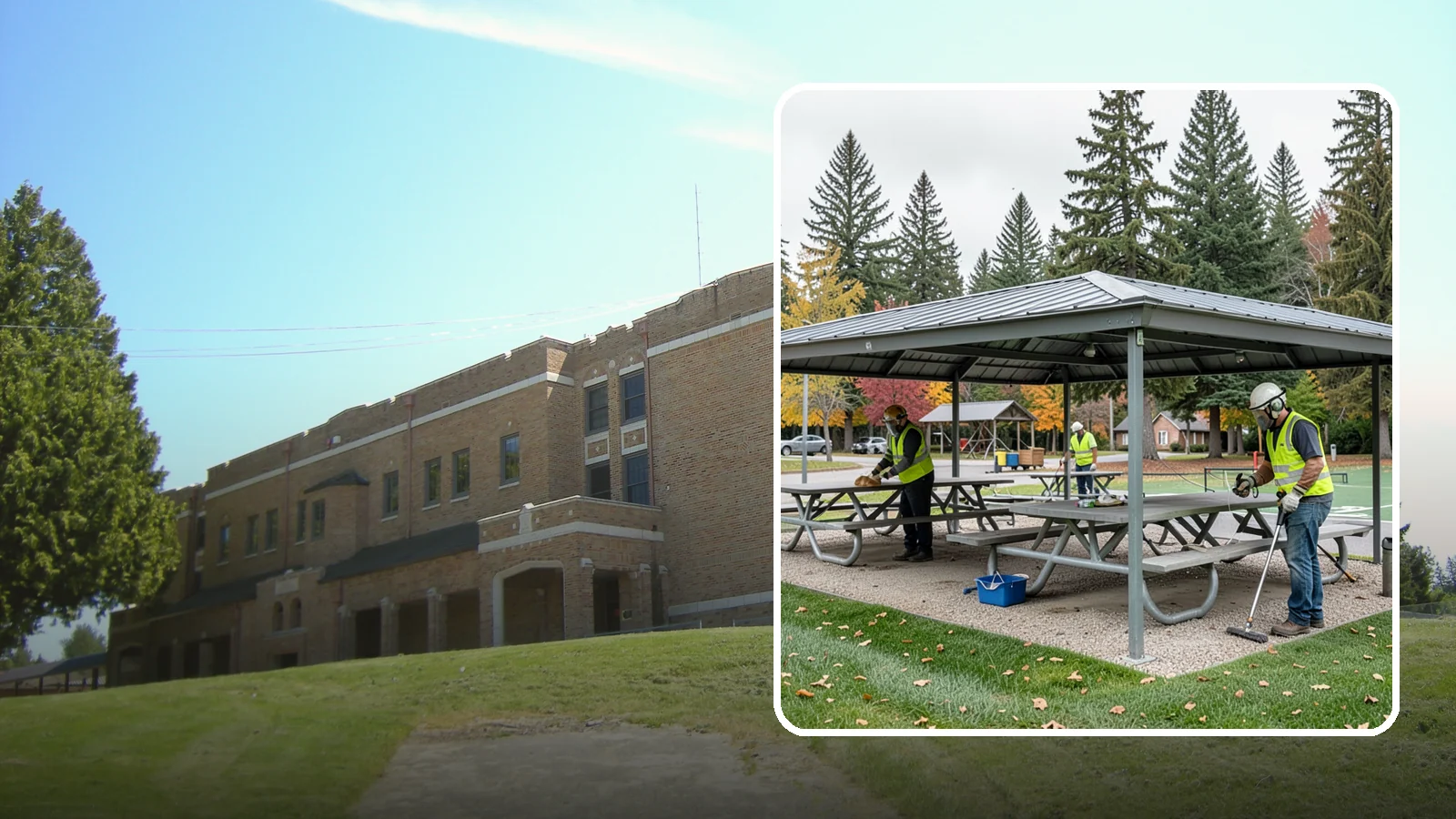Picnic Shelter Cleaning in Maple Valley, King County, WA - Deep cleaning of picnic shelters and tables that keeps reservable gathering spaces sanitary and ready to use.
