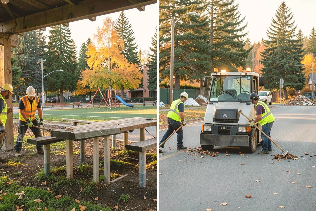 Picnic Shelter Cleaning in Mount Vernon, Skagit County, WA - Coordinate cleaning with the shelter reservation calendar