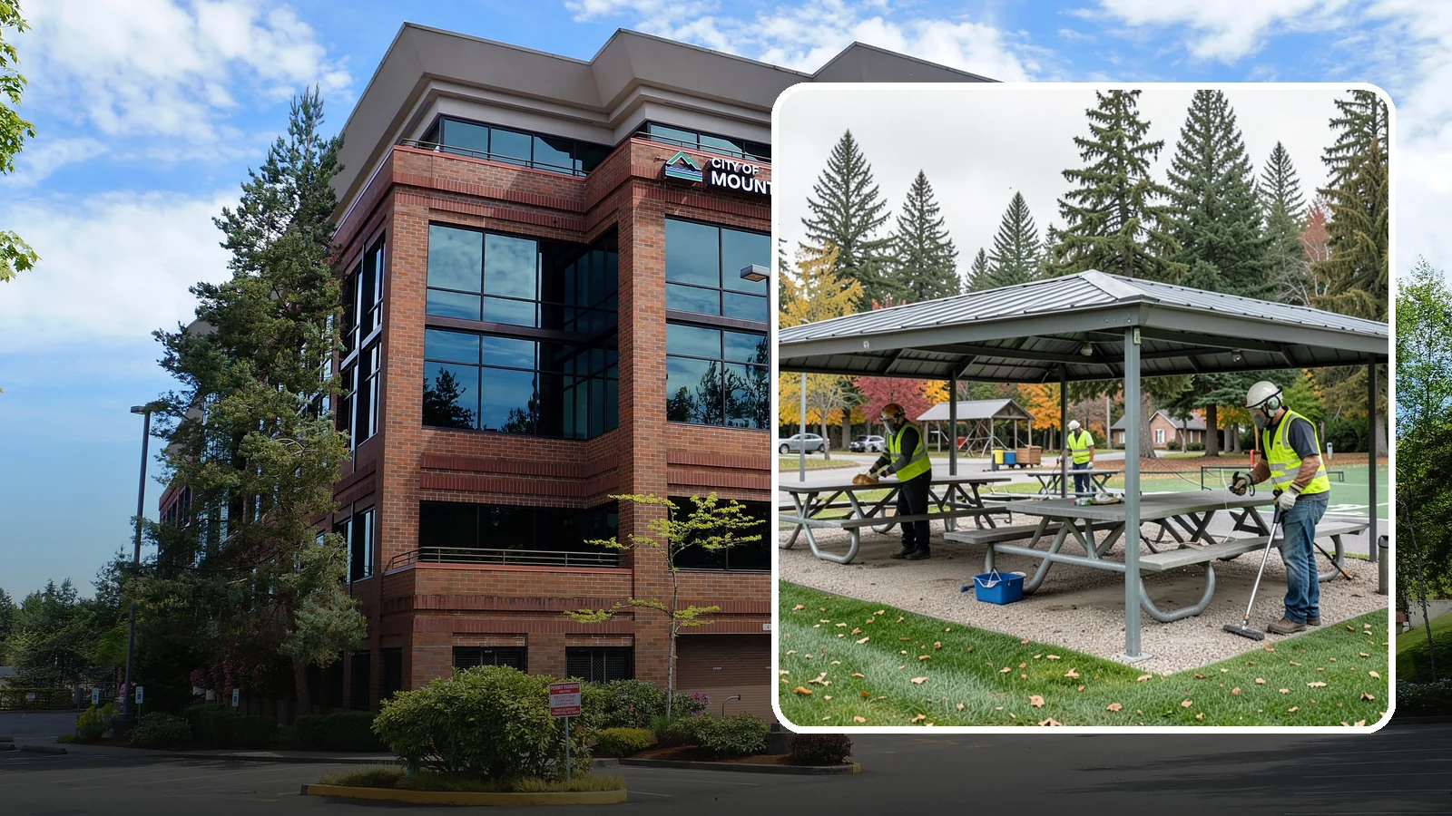 Picnic Shelter Cleaning in Mountlake Terrace, Snohomish County, WA - Deep cleaning of picnic shelters and tables that keeps reservable gathering spaces sanitary and ready to use.