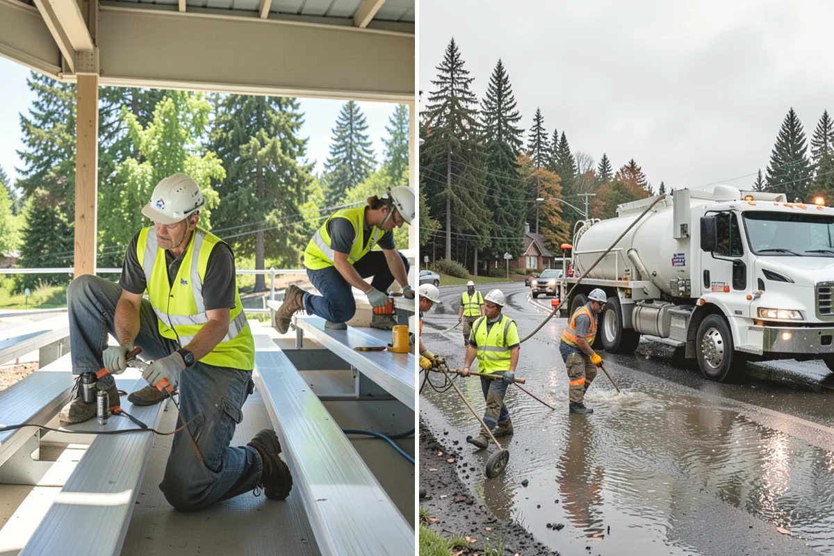 Picnic Shelter Cleaning in Mukilteo, Snohomish County, WA - Coordinate cleaning with the shelter reservation calendar